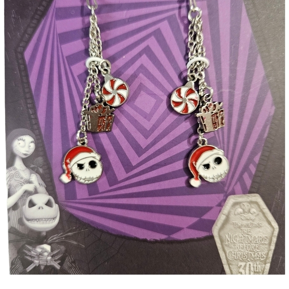 New Disney Nightmare Before Halloween Dangle Earrings - Picture 2 of 4
